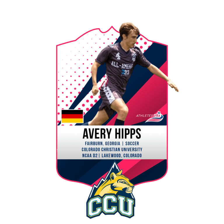 Avery Hipps - Athletes USA platziert