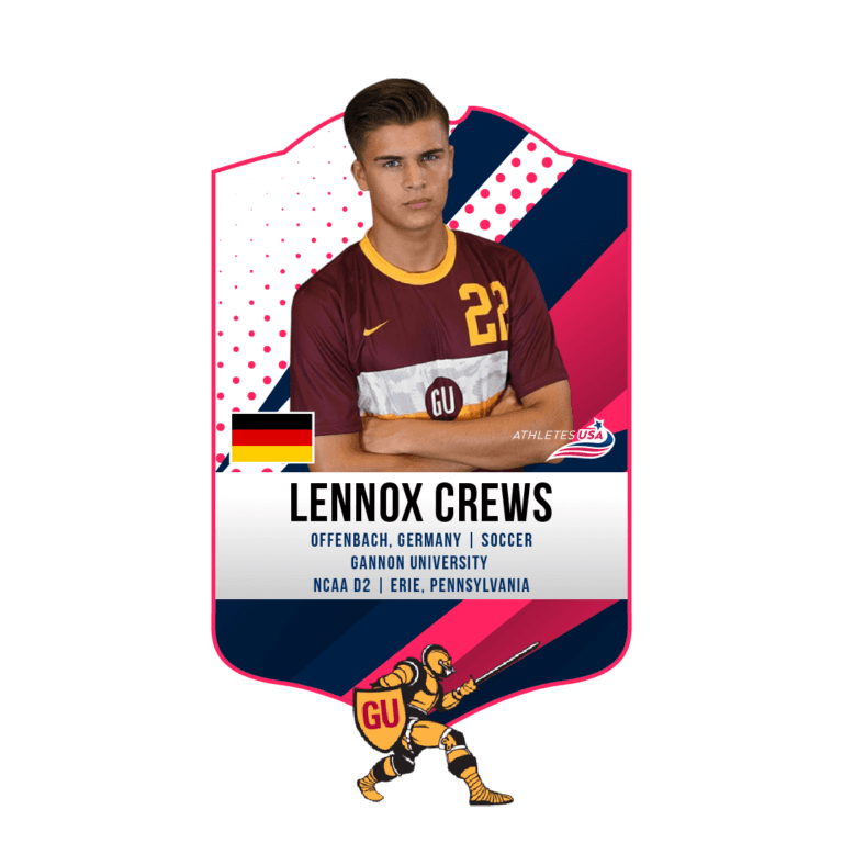 Lennox Crews - Athletes USA platziert
