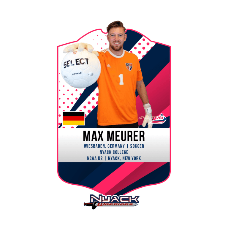 Max Meurer - Athletes USA platziert
