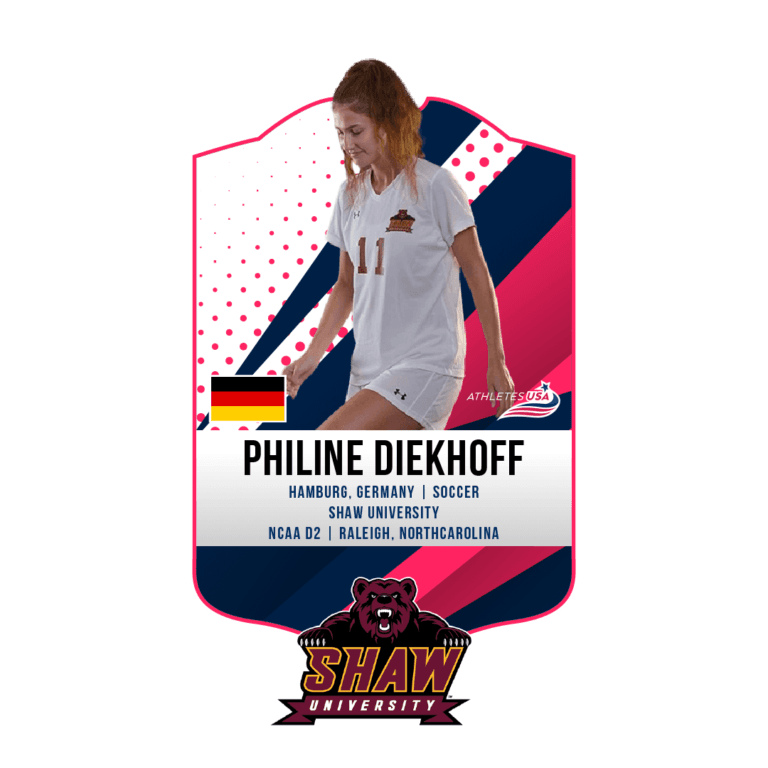 Philine Dieckhoff - Athletes USA platziert
