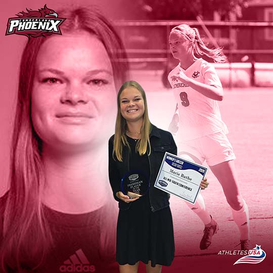 Marie Bathe bei Athletes USA - Frauenfußball USA