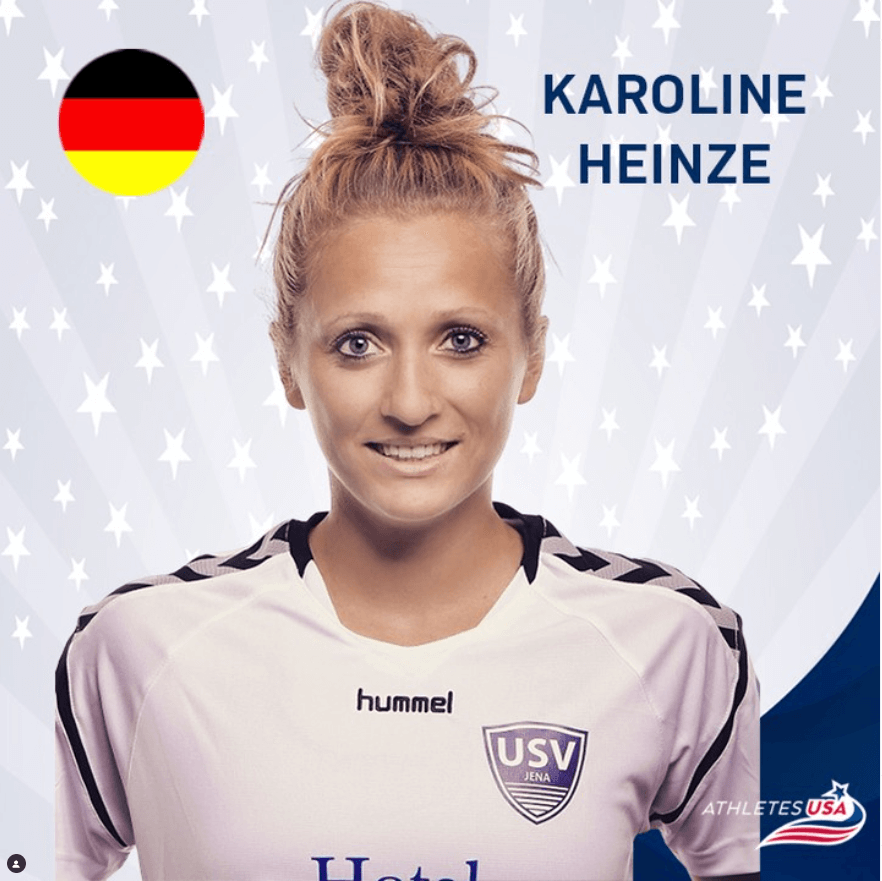 Karoline Heinze - Scout Scout Athletes USA Frauenfussball Stipendium USA
